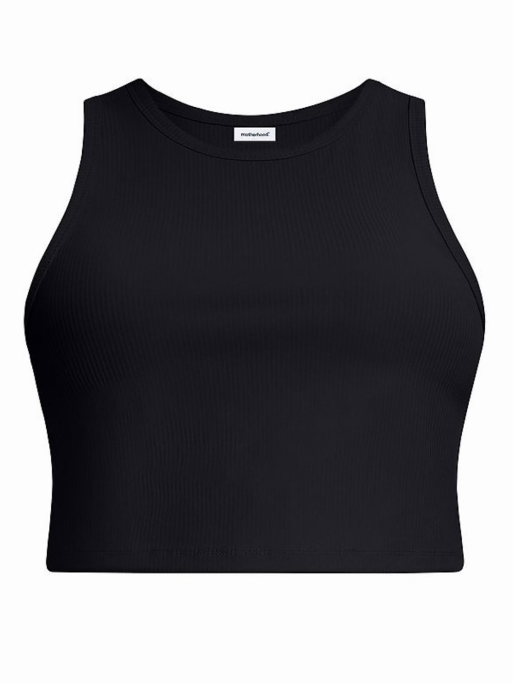 Maternity Cropped Racerback Tank Top - Picture 5 of 5